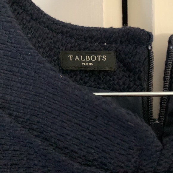 Navy blue sleeveless dress - Picture 3 of 5